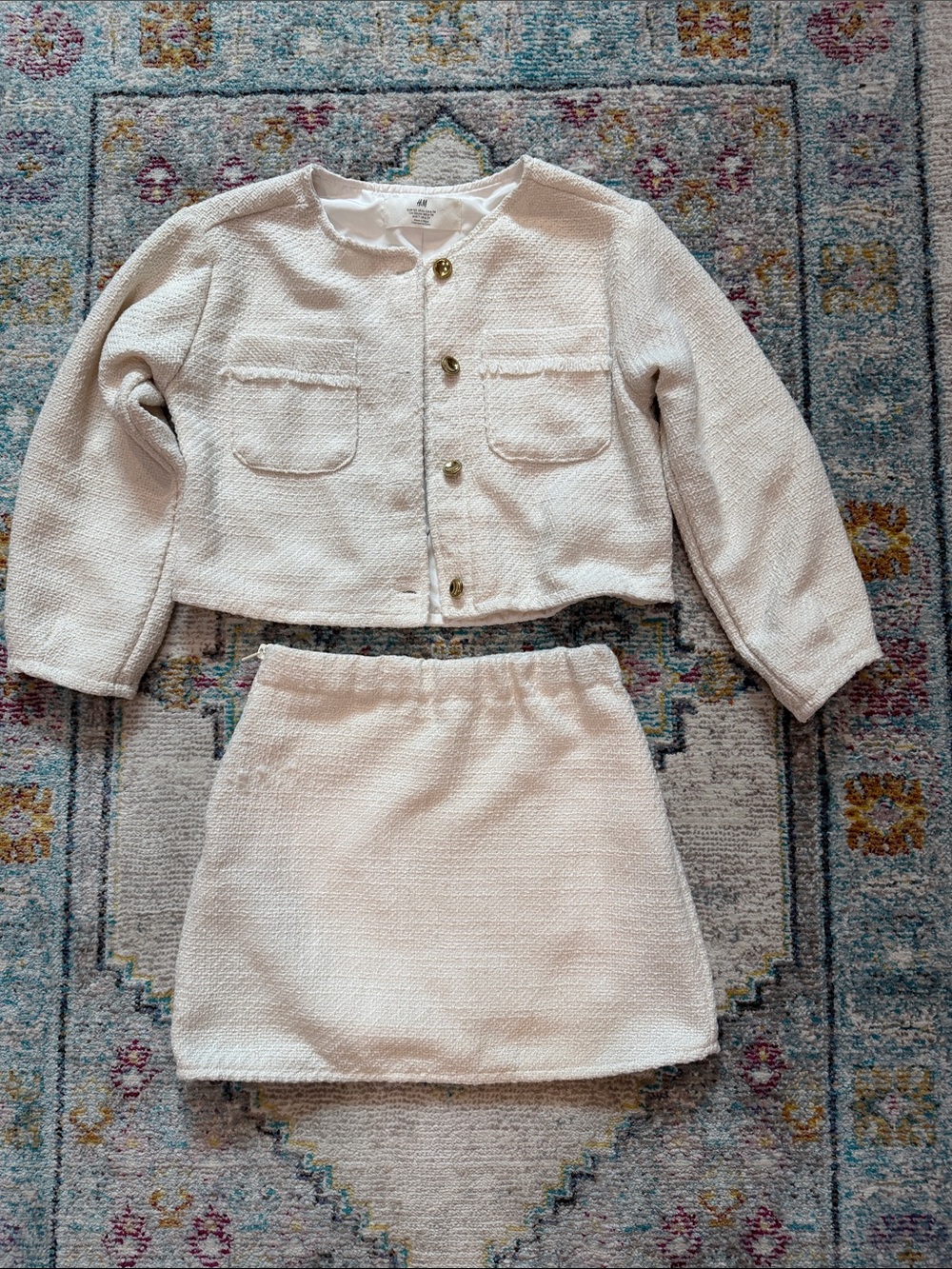 Girls matching tweed set size 6